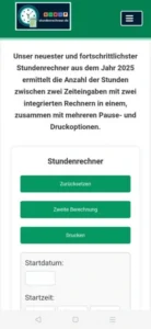 Stundenrechner eins