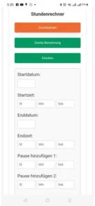 Stundenrechner Bild sieben