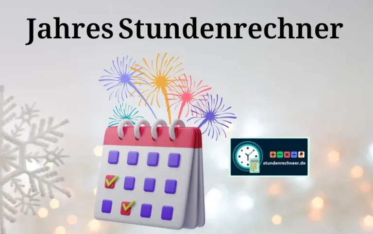 Jahres Stundenrechner, Bild